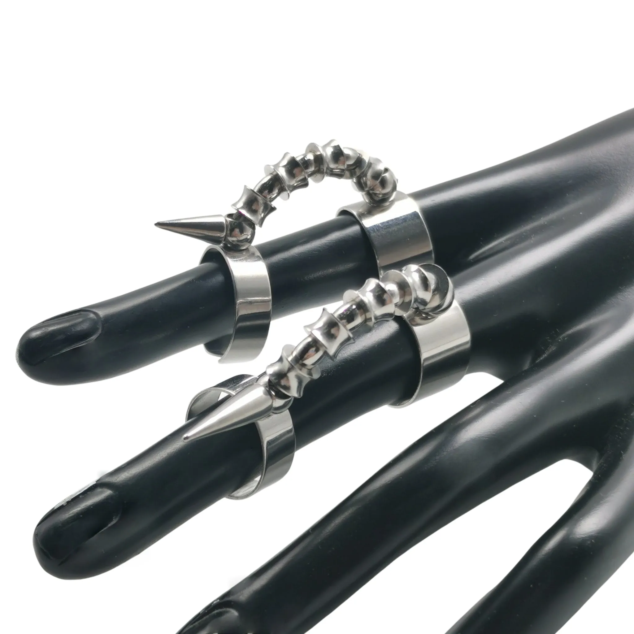 40%OFF !  Mechanical Bones ring set