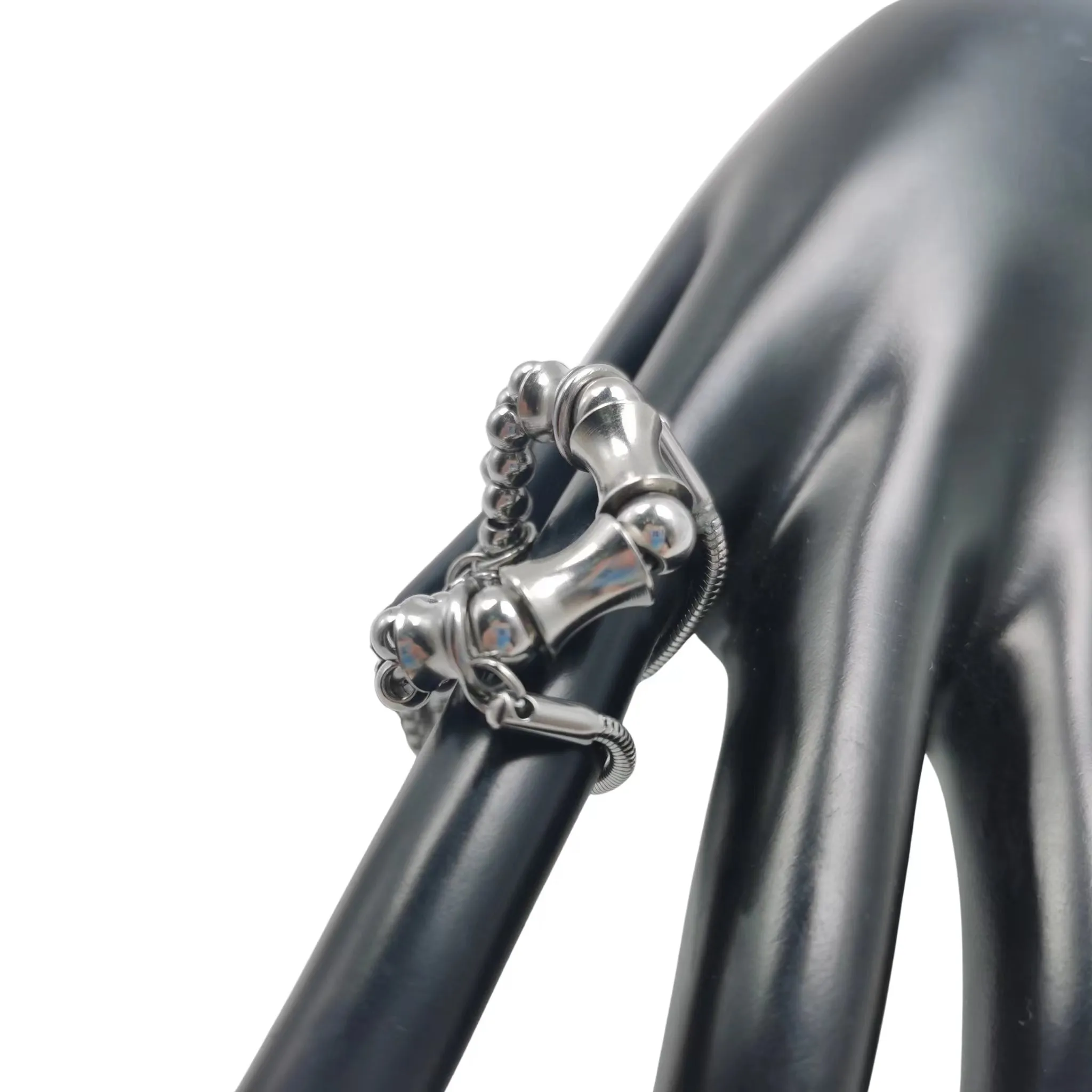 40%OFF !  Mechanical Bones ring set