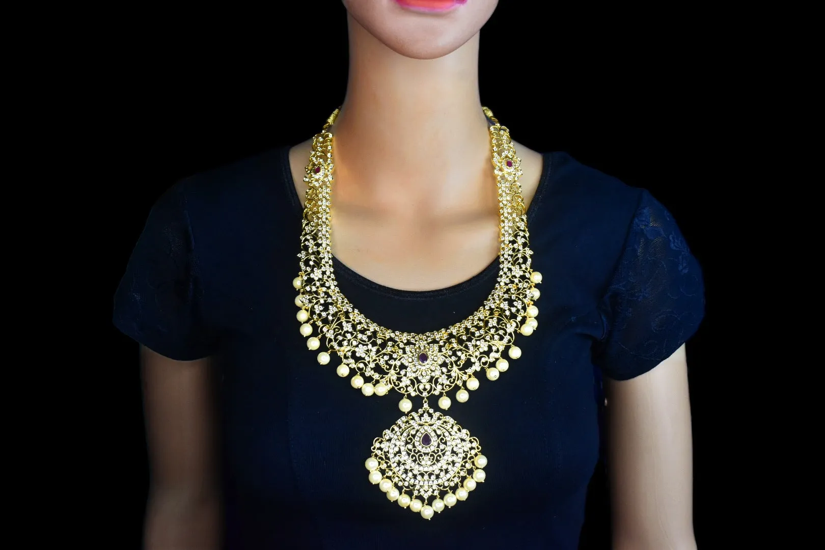 American Diamonds Long Haram By Asp Fashion Jewellery