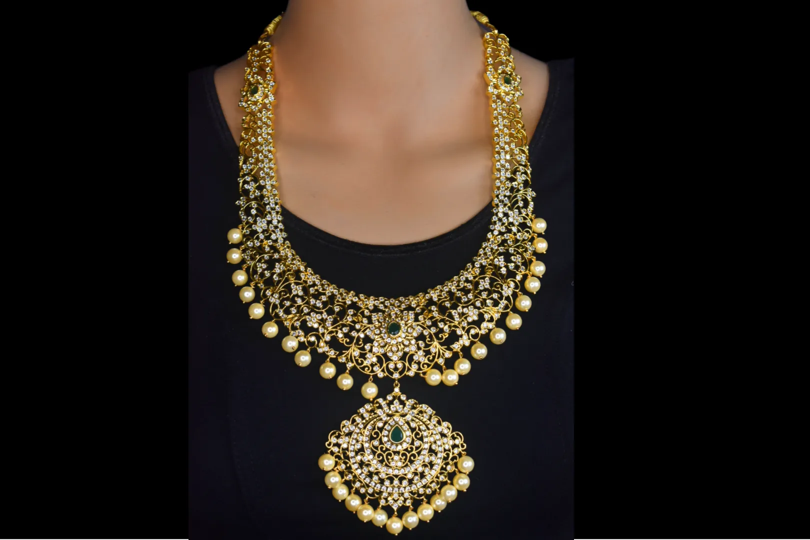 American Diamonds Long Haram By Asp Fashion Jewellery