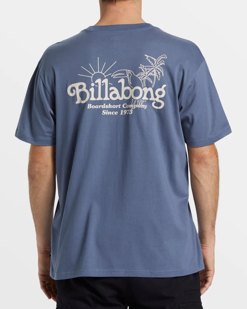 Billabong Lounge T-Shirt - SLATE BLUE