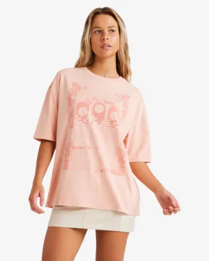 Billabong Moon Kiss Short Sleeve T-shirt - DUSTY PEACH