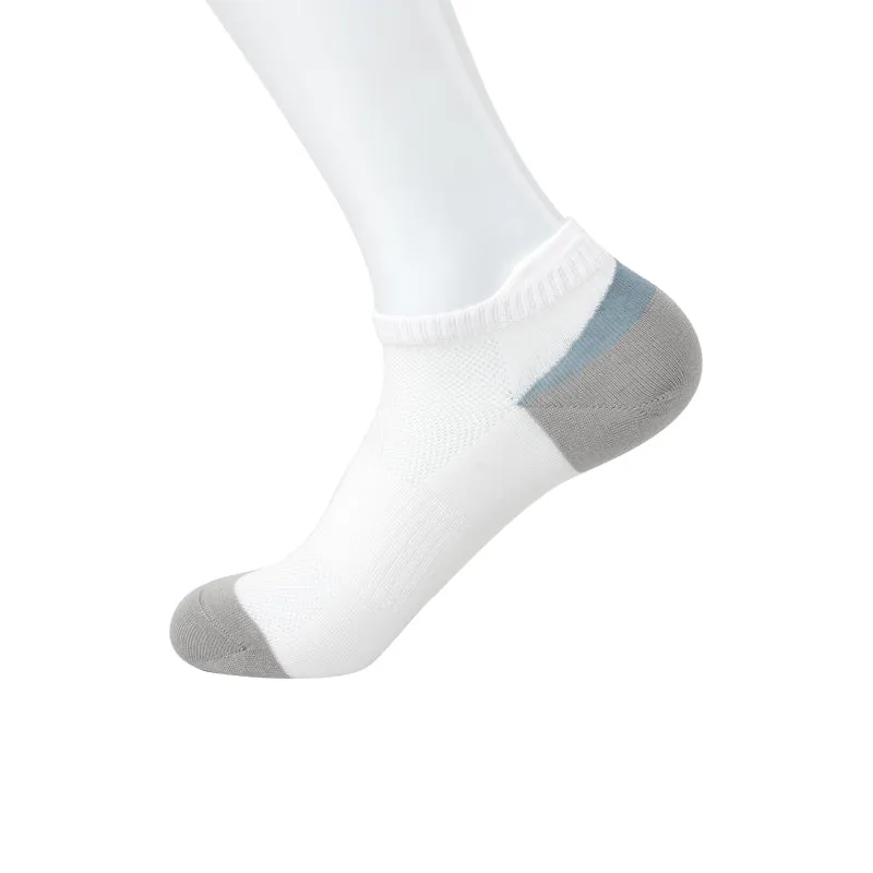 Casual Silky Sports Mens Bamboo Short Ankle Athletic Socks (1/6 pack)