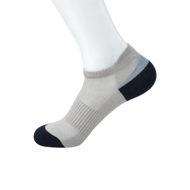 Casual Silky Sports Mens Bamboo Short Ankle Athletic Socks (1/6 pack)