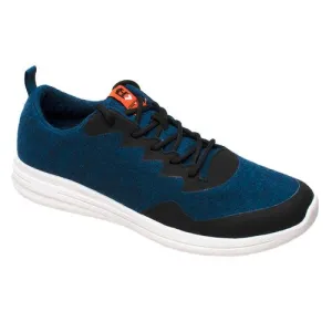 FreeShield Mens Real Wool Casual Navy/Black Shoe