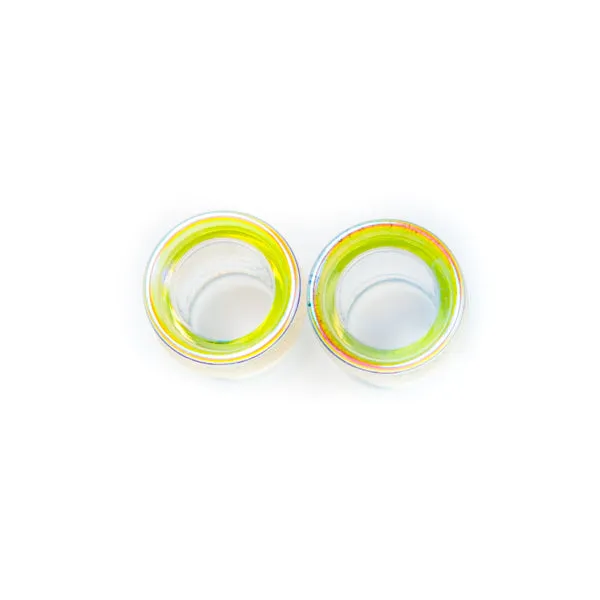 Glass Eyelets - Assorted Iridescent