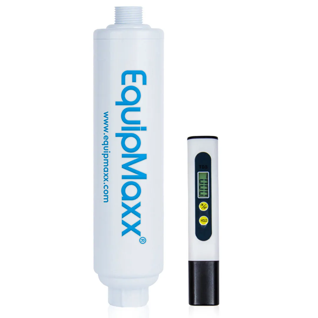 Inline DI Water Filter and TDS Meter