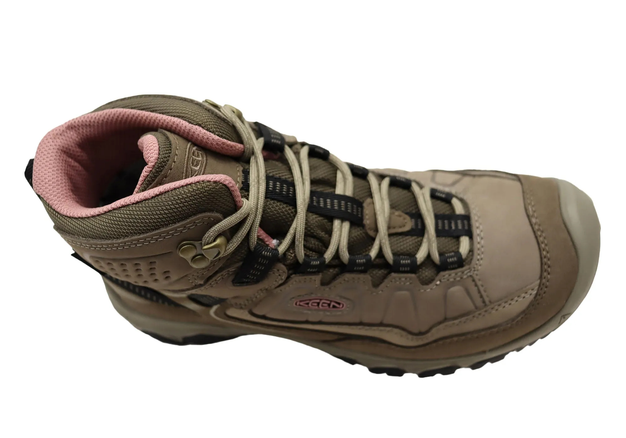 Keen Womens Comfortable Targhee IV Mid Waterproof Hiking Boots