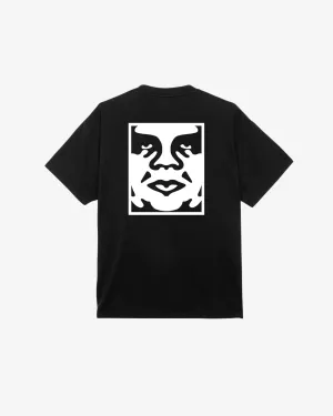 Obey BOLD ICON HEAVYWEIGHT T-SHIRT - JET BLACK