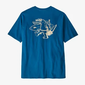 Patagonia  Water People Organic Pocket T-Shirt - WATER PEOPLE GATOR: ENDLESS BLUE