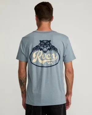 RVCA PROWL T-SHIRT - FLINT STONE