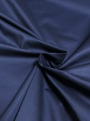 Stretch Poplin - Navy