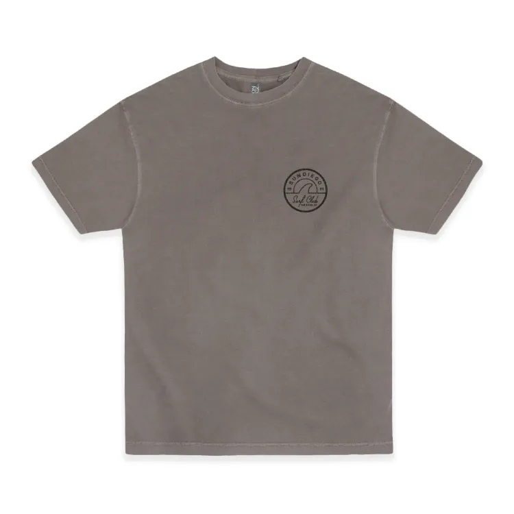 SunDiego Club Surf Box Tee - Cinder