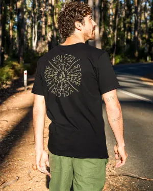 Volcom Spiraling Short Sleeve Tee - BLACK