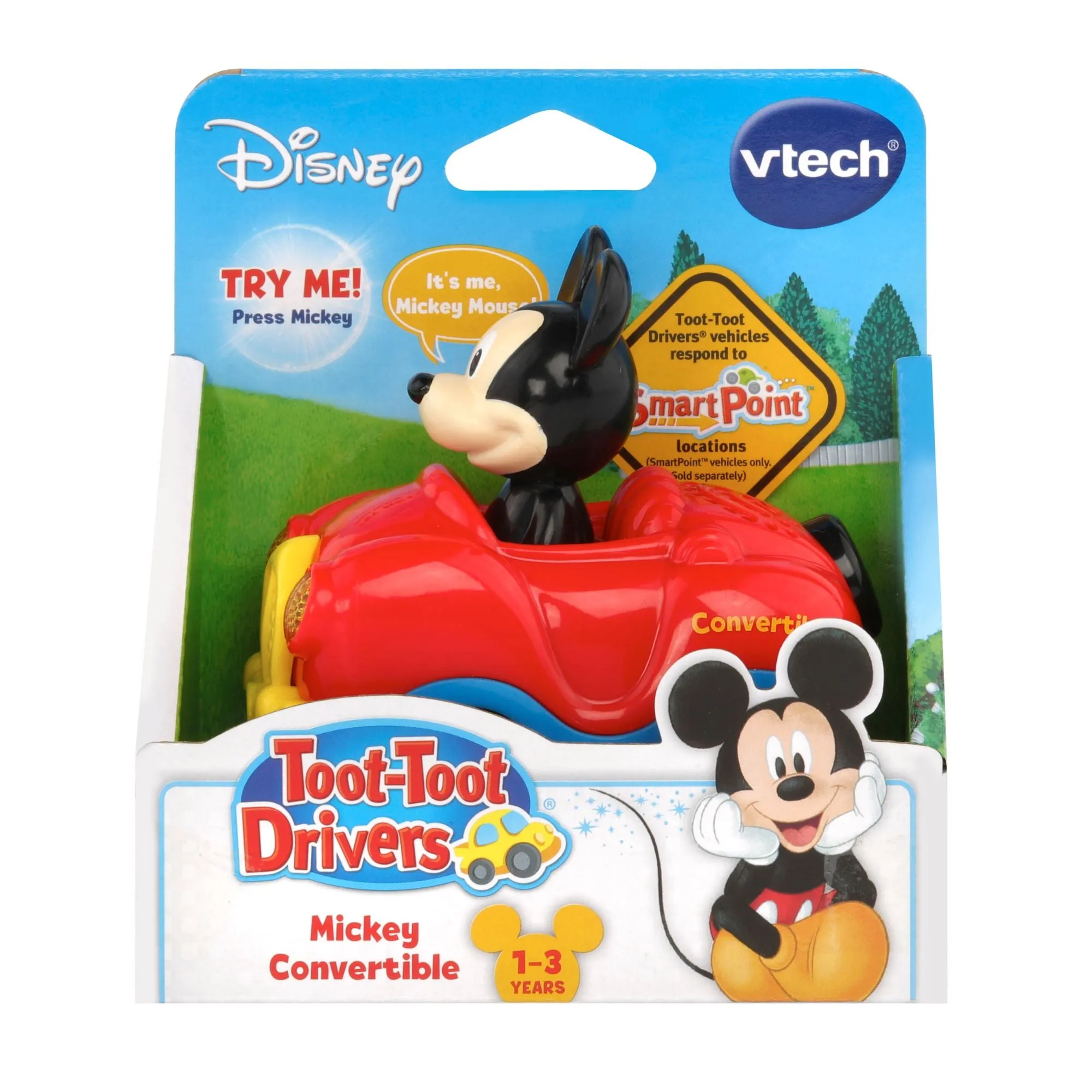 Vtech Toot-Toot Drivers Disney Vehicles - Mickey Convertible