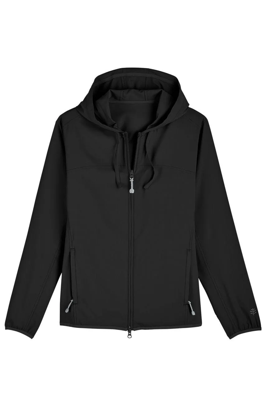 Women's Arcadian Packable Sunblock Jacket  |  Black