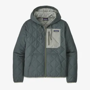 WOMEN'S DIAMOND QUILTED BOMBER HOODY